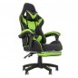 Scaun ergonomic gaming, spatar rabatabil, suport lombar, suport retractabil picioare, tetiera, inaltime 122-130 cm, RESIGILAT Scaun ergonomic gaming, spatar rabatabil, suport lombar, suport retractabil picioare, tetiera, inaltime 122-130 cm, RESIGILAT