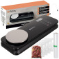 Aparat de vidat, cantar integrat, ecran LCD, panou tactil, 120W, 80kPa, 6 moduri functionare