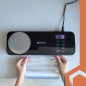 Aparat de vidat, cantar integrat, ecran LCD, panou tactil, 120W, 80kPa, 6 moduri functionare