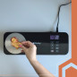 Aparat de vidat, cantar integrat, ecran LCD, panou tactil, 120W, 80kPa, 6 moduri functionare
