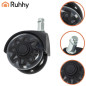 Set 5 roti pentru scaun de birou, dimensiune 2.5 inch, pivotante Set 5 roti pentru scaun de birou, dimensiune 2.5 inch, pivotante