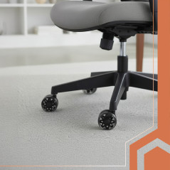 Set 5 roti pentru scaun de birou, dimensiune 2.5 inch, pivotante