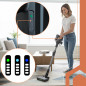 Aspirator vertical fara fir LunPro, motor BLDC 400W, 3 trepte putere, perie mare cu LED, filtru HEPA lavabil