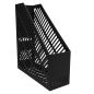 Suport vertical pentru documente, 80 x 250 x 300 mm, negru