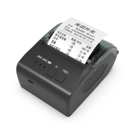Imprimanta termica portabila mini, latime printare 58 mm, USB, Bluetooth 4.0, 203 dpi, Android/iOS