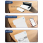 Imprimanta termica portabila A4, USB, Bluetooth, 300 DPI, Windows, Android, iOS Imprimanta termica portabila A4, USB, Bluetooth, 300 DPI, Windows, Android, iOS