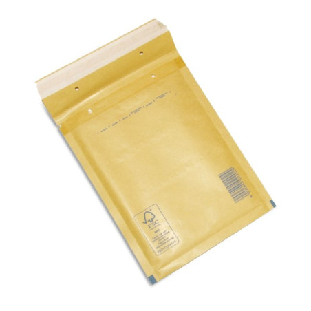 Set 100 plicuri A4 cu bule, antisoc, F16, 240x350+50 mm, auriu