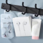 Agatatori autoadezive eurohole, din plastic, transparente, set 12 bucati Agatatori autoadezive eurohole, din plastic, transparente, set 12 bucati