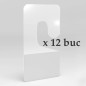 Set agatatori autoadezive eurohook din PVC, 12 bucati Set agatatori autoadezive eurohook din PVC, 12 bucati