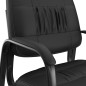 Scaun de conferinta, tapiterie piele ecologica si spuma, cotiere captusite, inaltime 91 cm Scaun de conferinta, tapiterie piele ecologica si spuma, cotiere captusite, inaltime 91 cm
