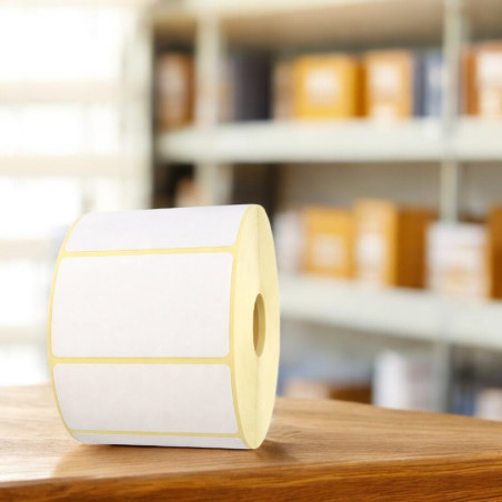 Etichete termice 58x43 mm, rola 1200 bucati autoadezive