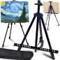 Sevalet pictura din aluminiu pentru exterior – Inaltime Reglabila 55–158 cm, Usor si Stabil