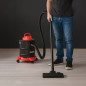 Aspirator industrial pentru cenusa, fara sac, 20 litri, 1600 W, filtru HEPA, geanta inclusa, negru/rosu, RESIGILAT Aspirator industrial pentru cenusa, fara sac, 20 litri, 1600 W, filtru HEPA, geanta inclusa, negru/rosu, RESIGILAT