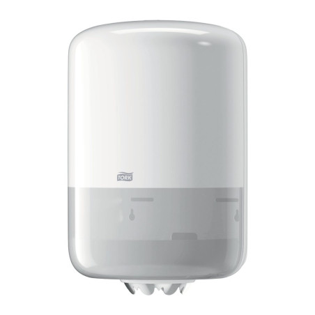 Dozator profesional de hartie, derulare centrala, alb