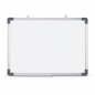 Tabla magnetica Premium alba 90x120 cm, rama de aluminiu, fixare perete, suport markere