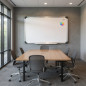 Tabla magnetica whiteboard 90x150 cm, rama aluminiu, tavita markere