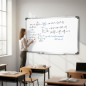 Tabla magnetica whiteboard 90x150 cm, rama aluminiu, tavita markere