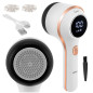 Aparat de curatat scame, wireless, 3 moduri functionare, 6 lame otel, LCD, 9500 rpm