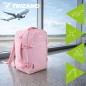 Rucsac calatorie, bagaj de mana avion, capacitate 20 litri, curea de umar, roz, 40x20x25 cm Rucsac calatorie, bagaj de mana avion, capacitate 20 litri, curea de umar, roz, 40x20x25 cm