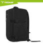 Rucsac de calatorie, curea de umar, bagaj de mana avion, 20 litri, 40x25x20 cm, negru Rucsac de calatorie, curea de umar, bagaj de mana avion, 20 litri, 40x25x20 cm, negru