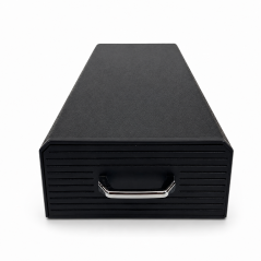 Sertar organizare capsule cafea, compatibil K-Cup si Nespresso, 32 x 12.5 x 6 cm, negru
