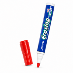 Markere Whiteboard rosii set 10 bucati, varf rotund 2.8 mm, pentru sedinte si training