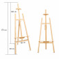 Sevalet din lemn pentru pictura 175x50, pliabil, inaltime ajustabilia maxim 175 cm