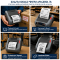 Mini imprimanta termica portabila, 75 mm, wireless, Bluetooth, USB, 203 DPI, pentru business si curierat