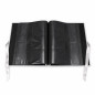 Album foto premium Velvet 500 poze 10x15 cm, catifea gri, file negre, inchidere panglica satinata Album foto premium Velvet 500 poze 10x15 cm, catifea gri, file negre, inchidere panglica satinata