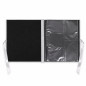 Album foto premium Velvet 500 poze 10x15 cm, catifea gri, file negre, inchidere panglica satinata Album foto premium Velvet 500 poze 10x15 cm, catifea gri, file negre, inchidere panglica satinata