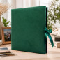 Album foto elegant Velvet 500 fotografii 10x15, catifea verde, pagini negre premium Album foto elegant Velvet 500 fotografii 10x15, catifea verde, pagini negre premium