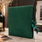 Album foto elegant Velvet 500 fotografii 10x15, catifea verde, pagini negre premium Album foto elegant Velvet 500 fotografii 10x15, catifea verde, pagini negre premium