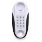 Telefon fix cu fir, montare pe perete sau pe birou, taste mari, functie Mute, Reapelare si Pauza Telefon fix cu fir, montare pe perete sau pe birou, taste mari, functie Mute, Reapelare si Pauza
