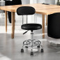 Scaun ergonomic rotativ, inaltime reglabila 76-88 cm, baza cromata, maxim 120 kg Scaun ergonomic rotativ, inaltime reglabila 76-88 cm, baza cromata, maxim 120 kg