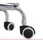 Scaun ergonomic rotativ, inaltime reglabila 76-88 cm, baza cromata, maxim 120 kg Scaun ergonomic rotativ, inaltime reglabila 76-88 cm, baza cromata, maxim 120 kg