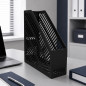 Suport vertical pentru documente, 80 x 250 x 300 mm, negru Suport vertical pentru documente, 80 x 250 x 300 mm, negru