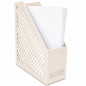 Suport vertical pentru documente si dosare A4, alb, organizare eficienta birou, 80 x 250 x 300 mm Suport vertical pentru documente si dosare A4, alb, organizare eficienta birou, 80 x 250 x 300 mm