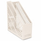 Suport vertical pentru documente si dosare A4, alb, organizare eficienta birou, 80 x 250 x 300 mm Suport vertical pentru documente si dosare A4, alb, organizare eficienta birou, 80 x 250 x 300 mm