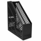 Suport vertical pentru documente A4, set 4 organizatoare pentru dosare, negru, 80 x 250 x 300 mm Suport vertical pentru documente A4, set 4 organizatoare pentru dosare, negru, 80 x 250 x 300 mm