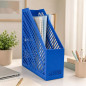 Suport vertical pentru documente A4, set 4 organizatoare pentru dosare, albastru, 80 x 250 x 300 mm Suport vertical pentru documente A4, set 4 organizatoare pentru dosare, albastru, 80 x 250 x 300 mm
