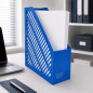 Suport vertical pentru documente A4, set 4 organizatoare pentru dosare, albastru, 80 x 250 x 300 mm Suport vertical pentru documente A4, set 4 organizatoare pentru dosare, albastru, 80 x 250 x 300 mm