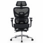 Scaun ergonomic de birou, sezut reglabil pe adancime, cotiere 5D, spatar si tetiera reglabile, suport picioare, mesh Scaun ergonomic de birou, sezut reglabil pe adancime, cotiere 5D, spatar si tetiera reglabile, suport picioare, mesh