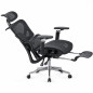 Scaun ergonomic de birou, sezut reglabil pe adancime, cotiere 5D, spatar si tetiera reglabile, suport picioare, mesh Scaun ergonomic de birou, sezut reglabil pe adancime, cotiere 5D, spatar si tetiera reglabile, suport picioare, mesh