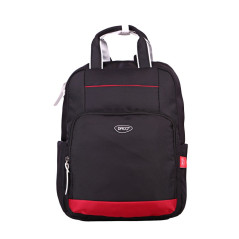 Ghiozdan pentru elevi, Daco GH568N, 41 cm, negru si rosu