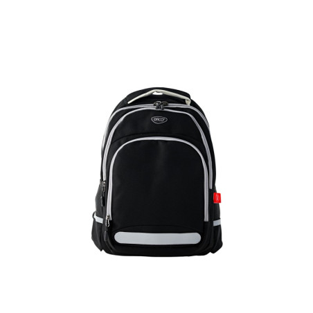 Ghiozdan scolar Daco GH577, 43 cm, compartimentat, negru