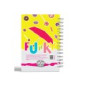 Caiet A5 dictando spirala 80 file Funky Girl BiroCO Caiet A5 dictando spirala 80 file Funky Girl BiroCO