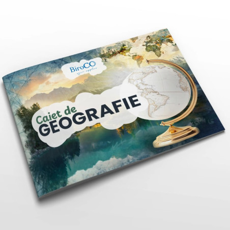 Caiet geografie BiroCO 24 file 24x16.7 cm