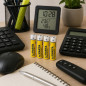 Baterii AAA Varta Superlife 1.5V, zinc-carbon, pentru echipamente de birou si dispozitive electronice, set 4 bucati