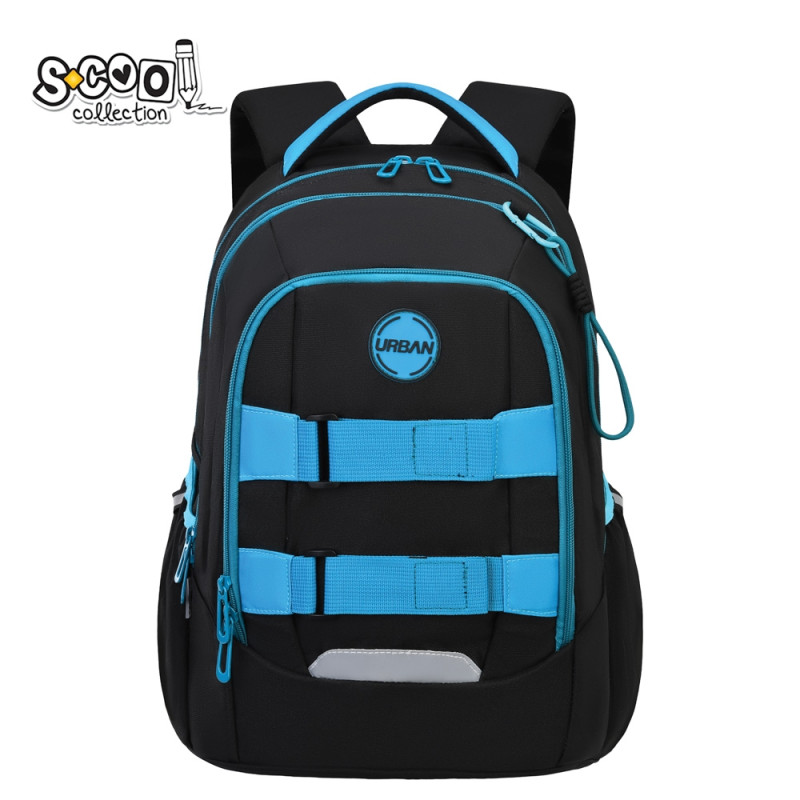 Ghiozdan anatomic S-COOL URBAN, ergonomic, 43 x 29 x 22 cm, pentru scoala