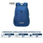 Ghiozdan scolar ergonomic S-COOL Urban Lines Blue, 28 L, 43 x 29 x 22 cm